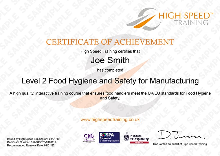 Food Safety And Hygiene Certificate Online Food Safety And Hygiene Certificate Online