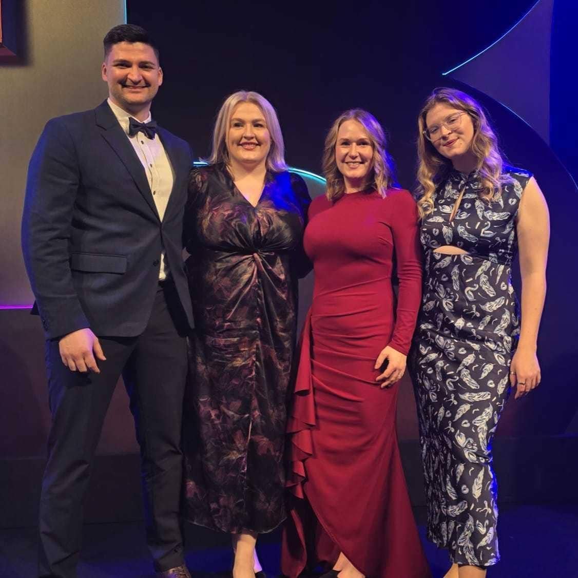 Team attending learning awards 2026 ceremony