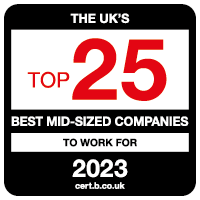 UK's Top 25 Best Mid-Sized Companies to Work For 2022