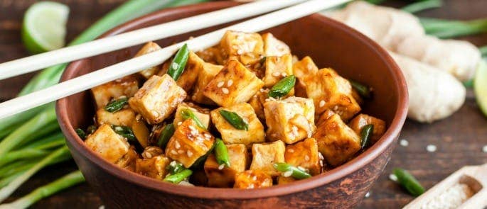 Bowl of tofu