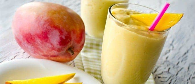 Healthy teen breakfast smoothie