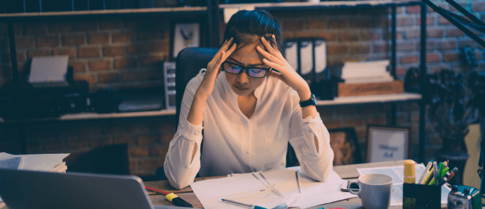 low morale and high stress in business