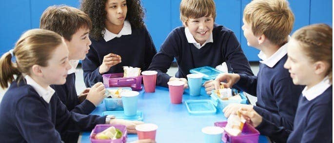 primary school food lunch