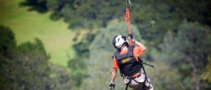 worker in a harness