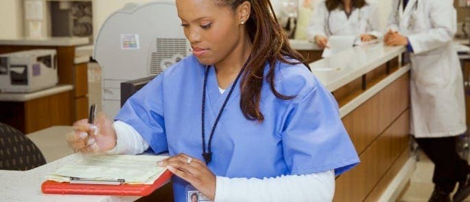 Nurse creating an personal development plan