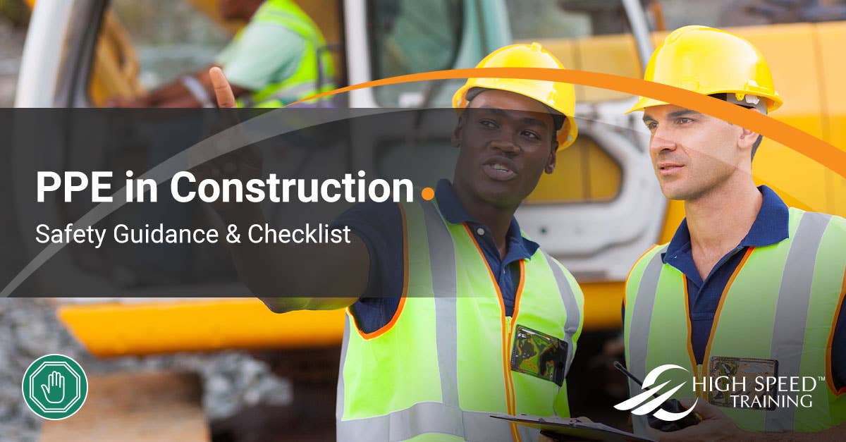 PPE in Construction Health & Safety Guidance Free Checklist