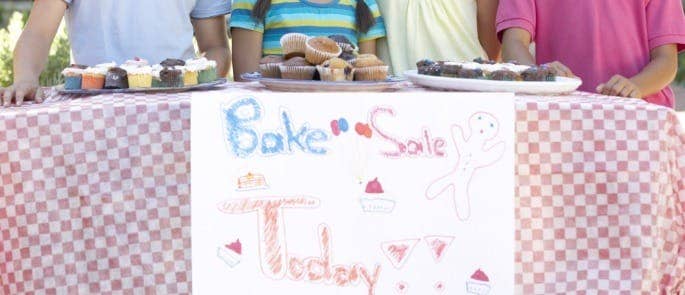 school bake sale