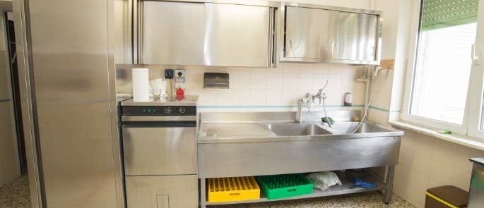 Commercial kitchen fridge