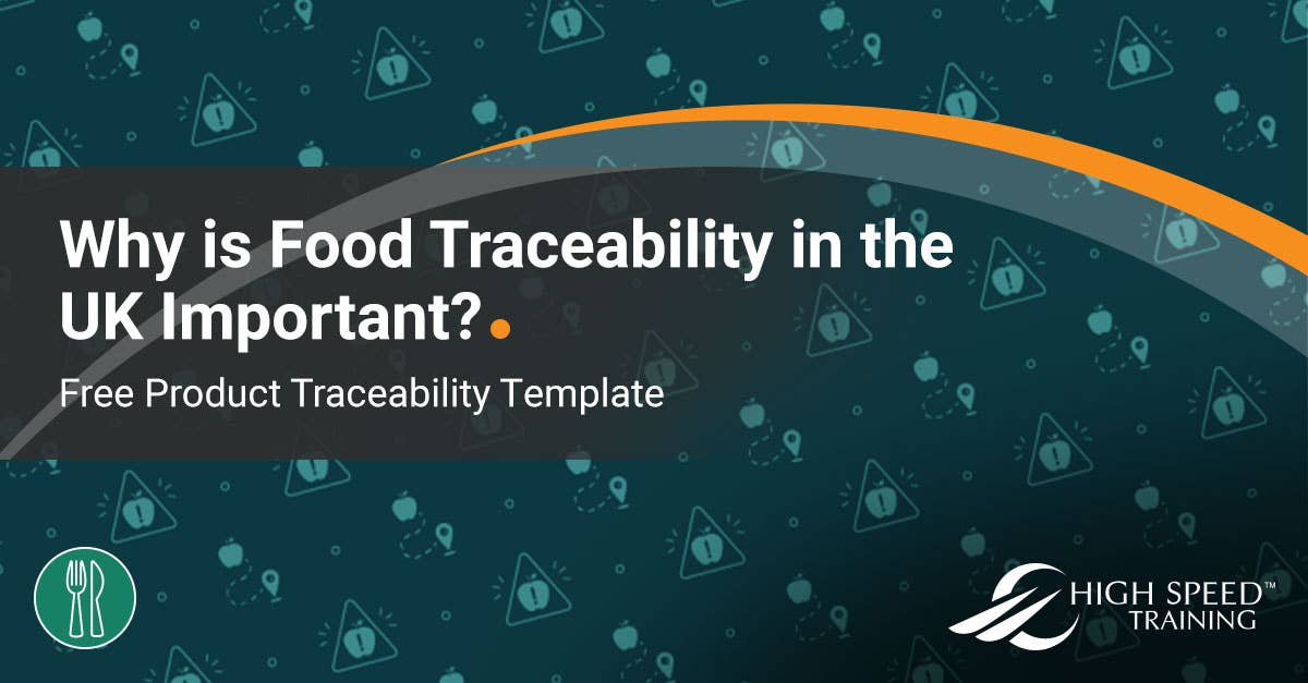 Food Safety Food Traceability Template