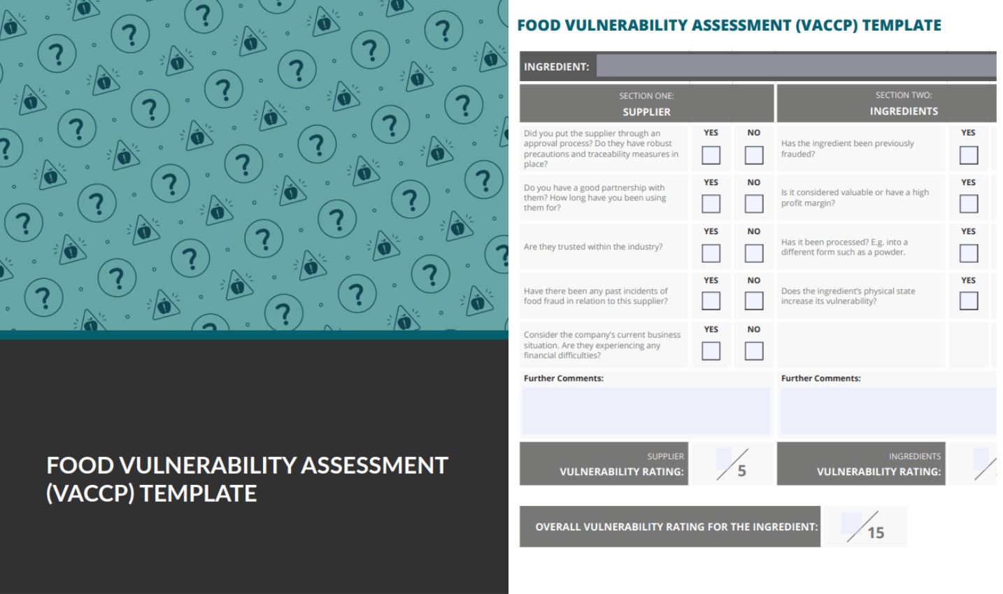 food-vulnerability-assessment-checklist-free-download