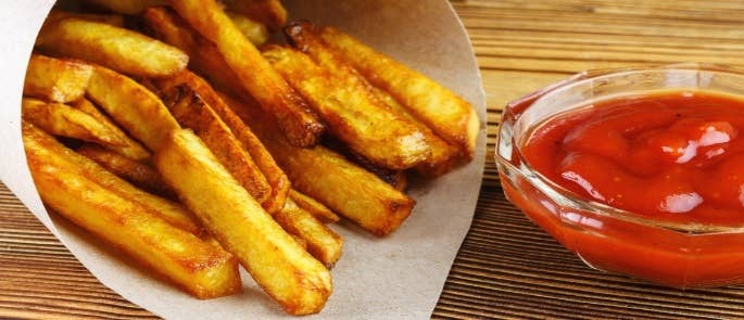 Browned chips