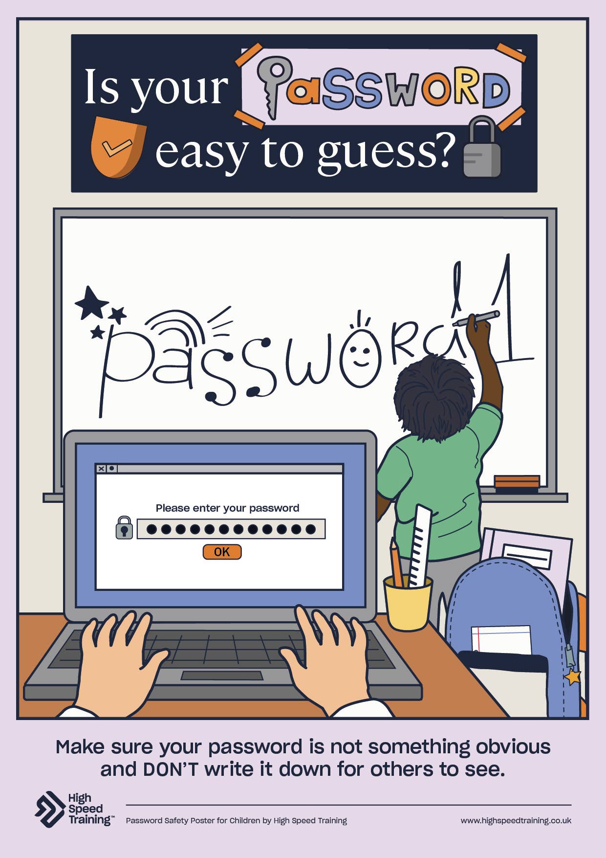 Password Safety Poster