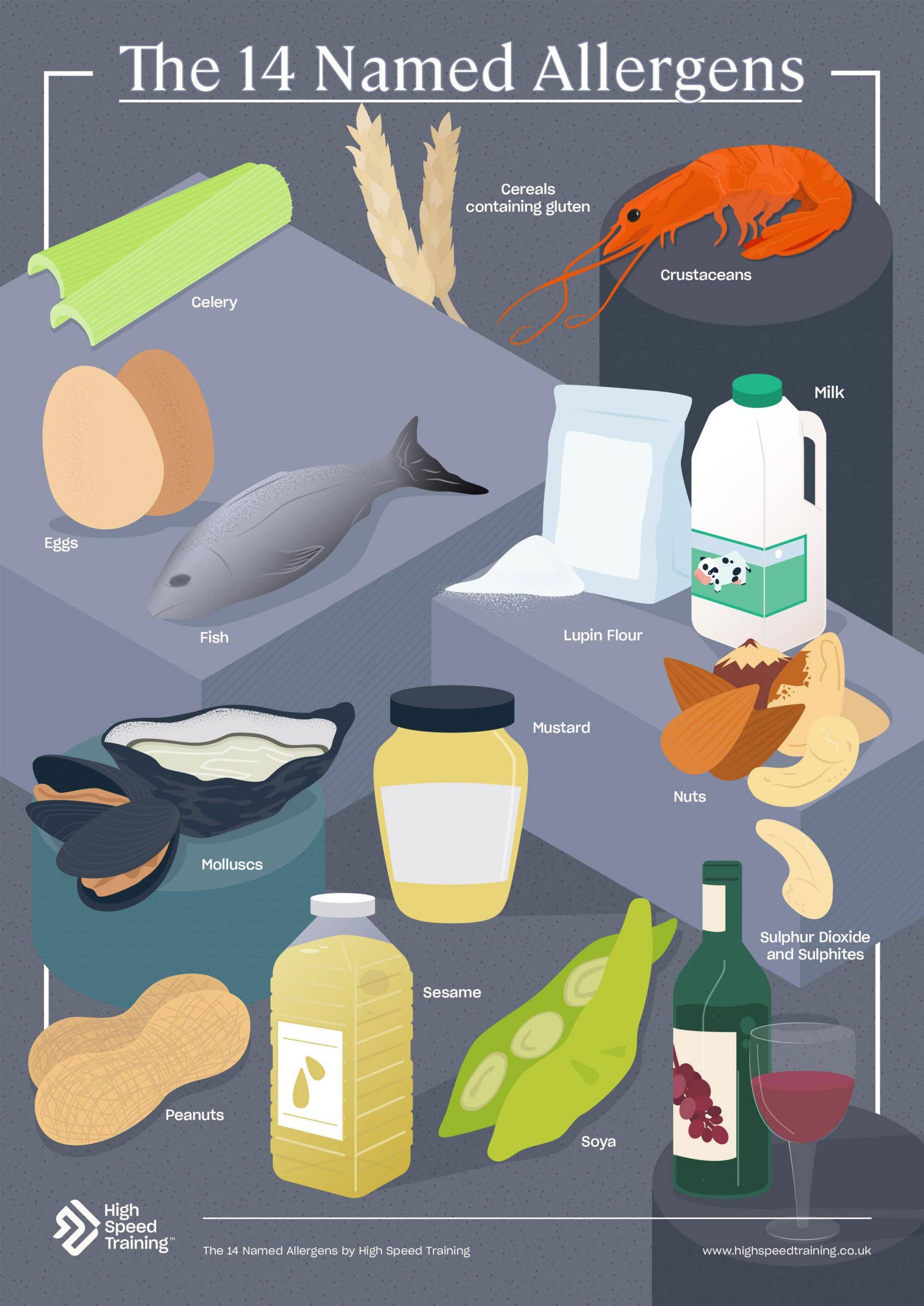 14 Named Allergens Poster