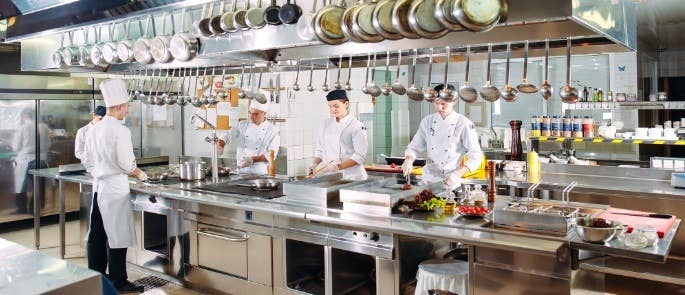 Restaurant kitchen