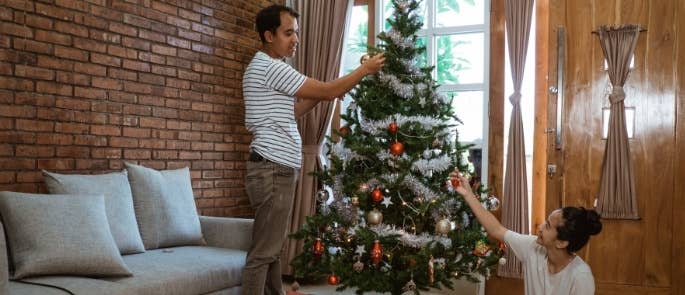 Decorating Christmas Tree