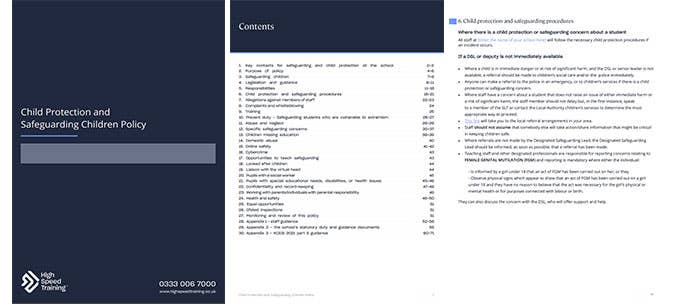 Safeguarding Policy Template Preview