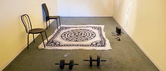 Creating our own gym in an garage space