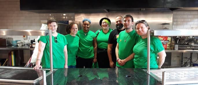 Sidney Street Cafe team of volunteers and staff