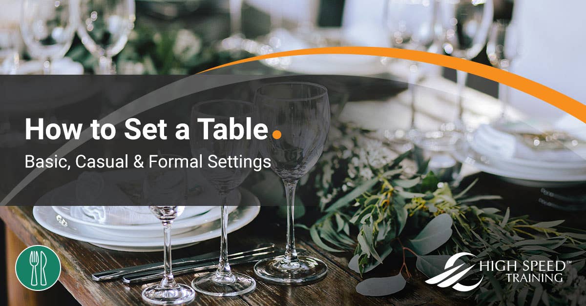 How to Set a Table A Guide to Basic Casual Formal Setting