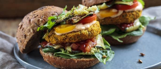 Vegan burgers