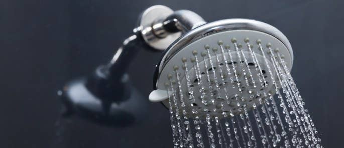 Shower head and pouring water