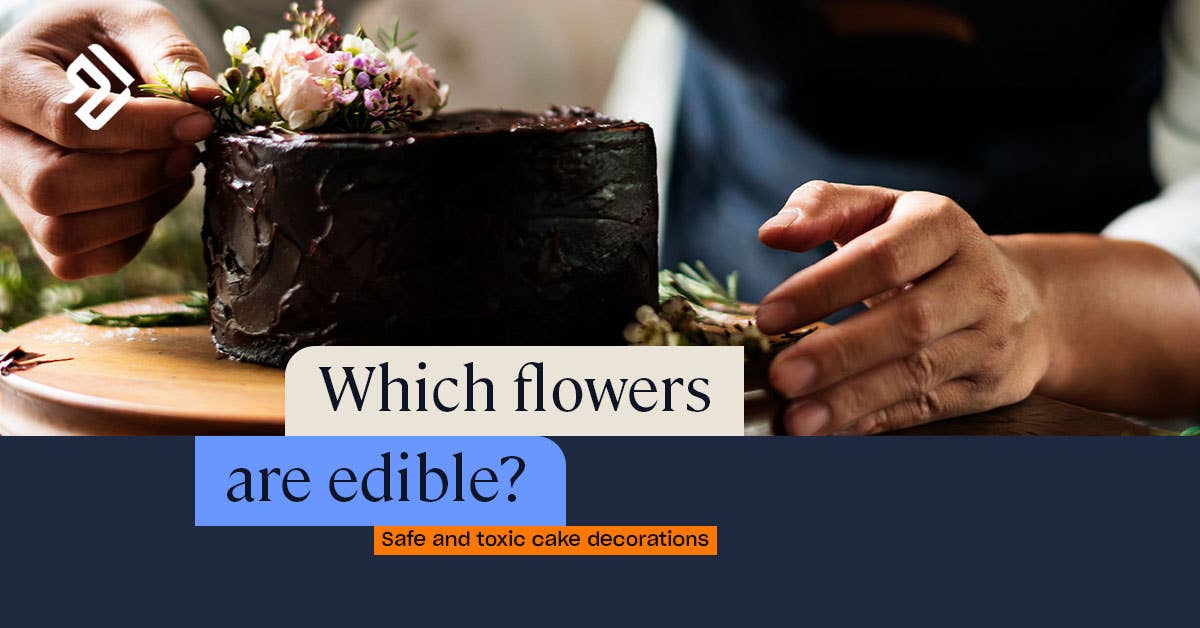 Do you use edible flowers to decorate cakes?