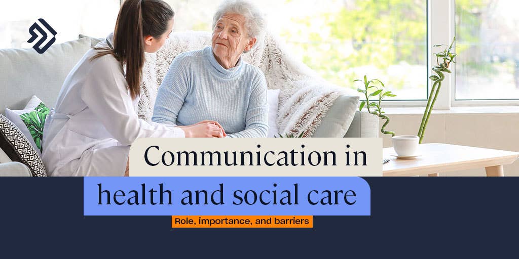 what is formal communication in health and social care