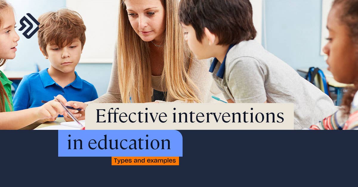 case studies of intervention in school education