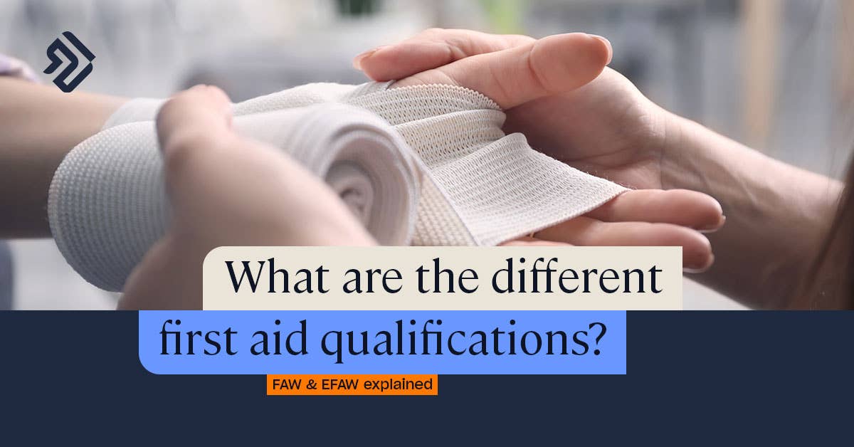 Difference Between FAW and EFAW First Aid Qualification Guidance