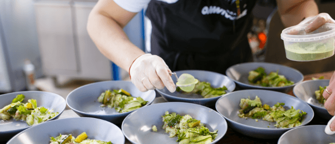 Preparing food dishes