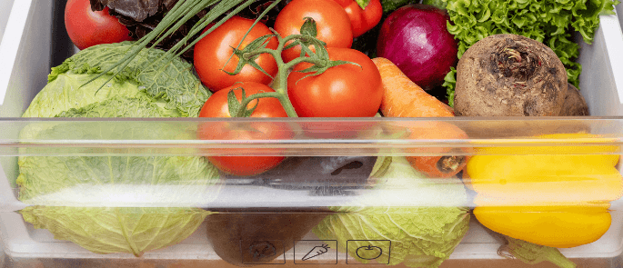 Fruit and Vegetable Storage Container for Fridge Fresh Produce Saver C