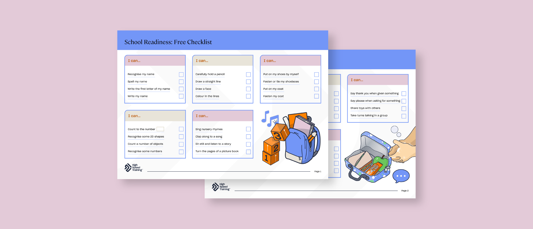 School readiness checklist