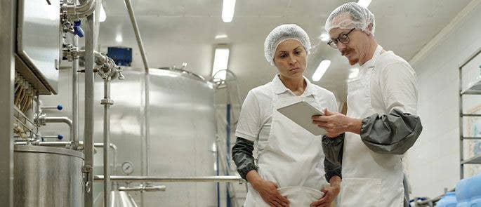 Kitchen workers