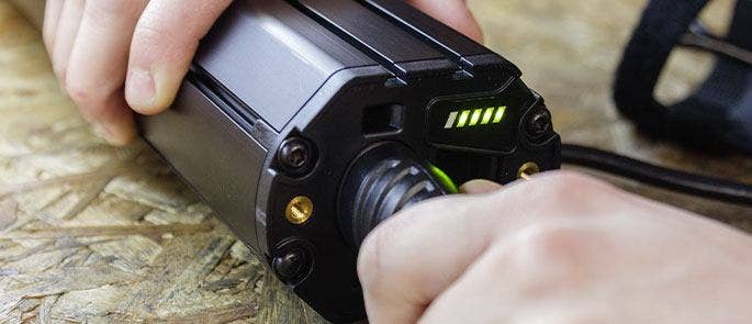 Charging an e-bike