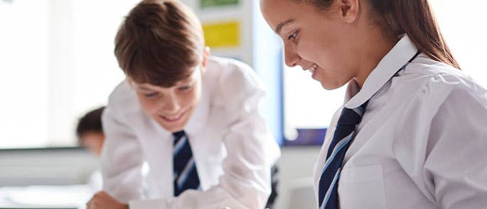 Students in classroom