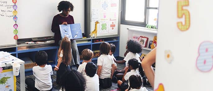 Children in the classroom