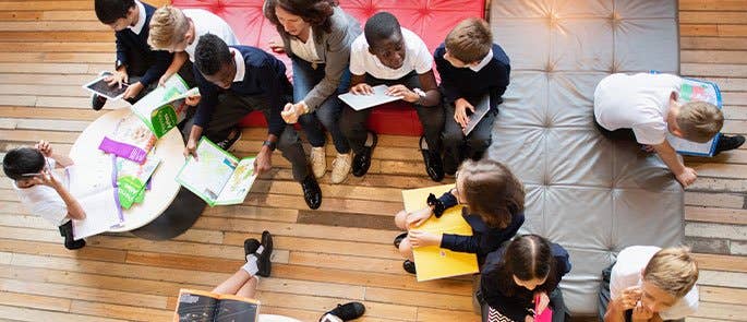 Teacher running an after-school club