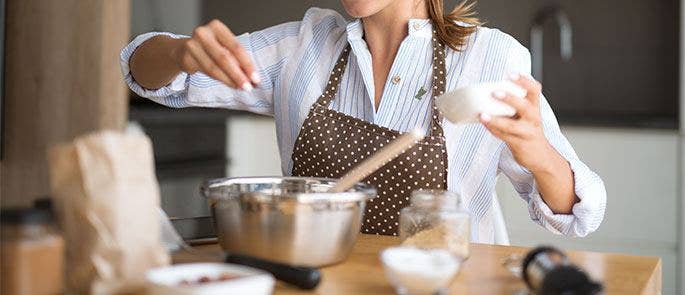 Baking in the kitchen