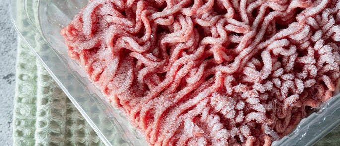 Frozen mince meat