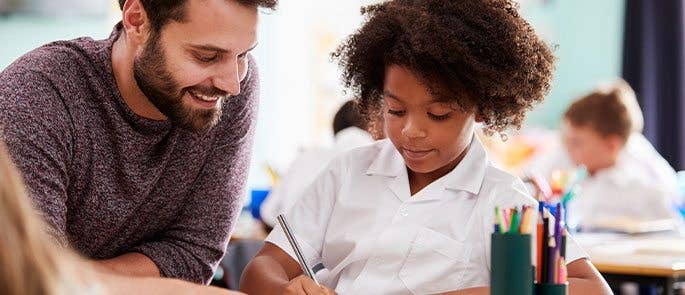 Teacher and pupil