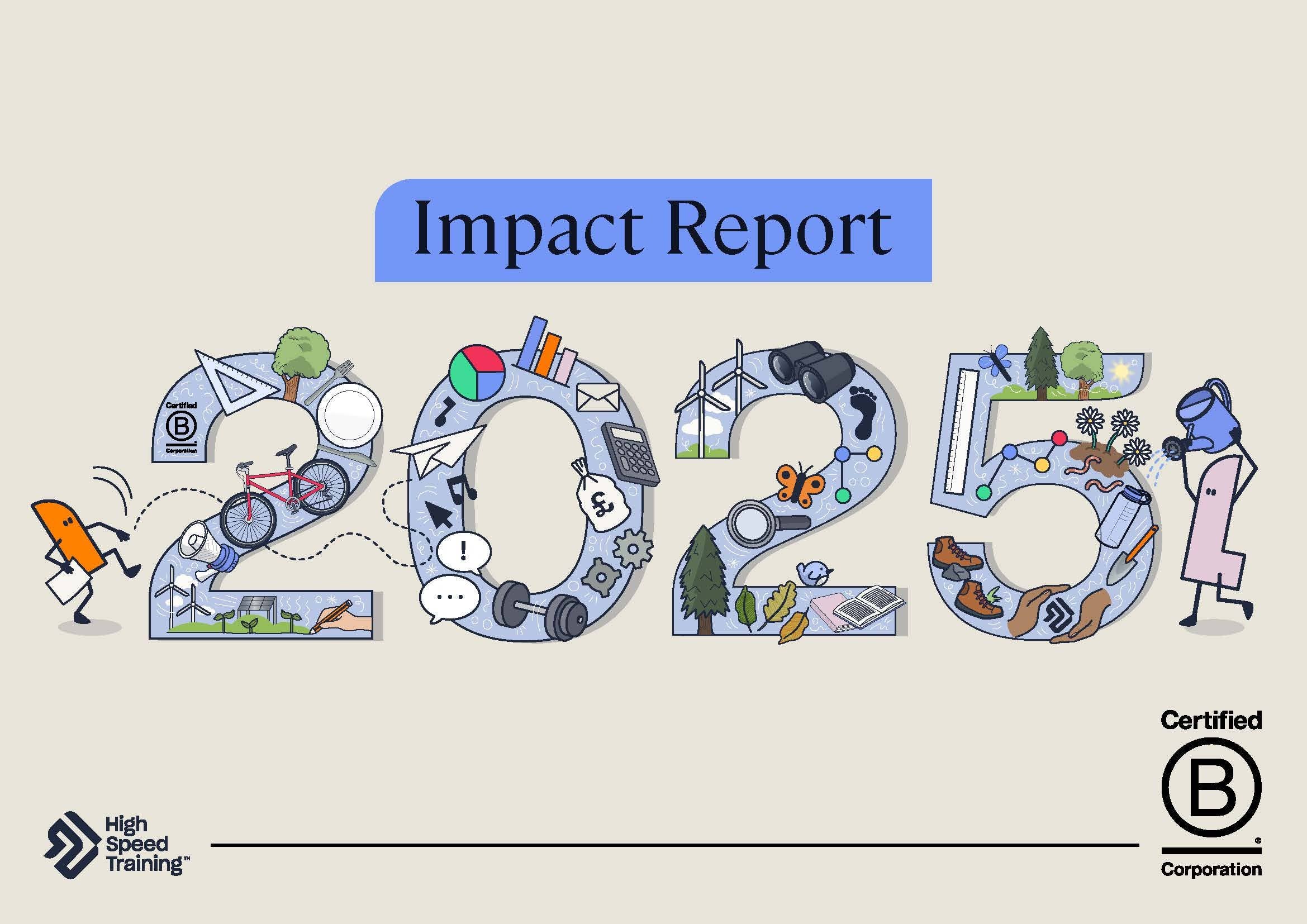 Illustration for our 2025 impact report