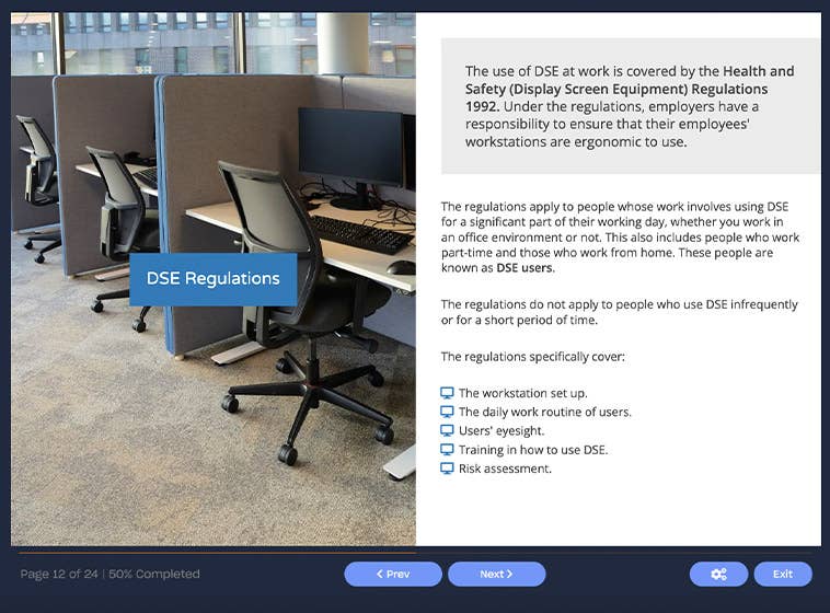 DSE Training (Display Screen Equipment) Online Course & Certification