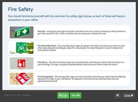 Screenshot 02 - Online Office Health & Safety Training