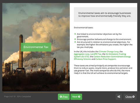 Screenshot 02 - Environmental Awareness Training