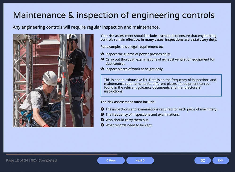 Screenshot 02 - Risk Assessment