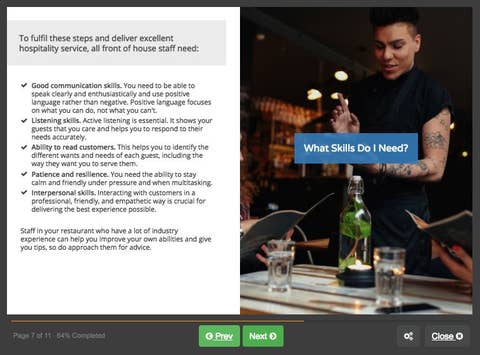 Screenshot 02 - Restaurant Hospitality