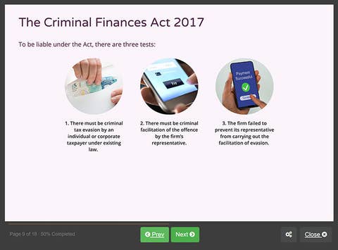 Screenshot 02 - Anti-Money Laundering (AML) and Financial Crime
