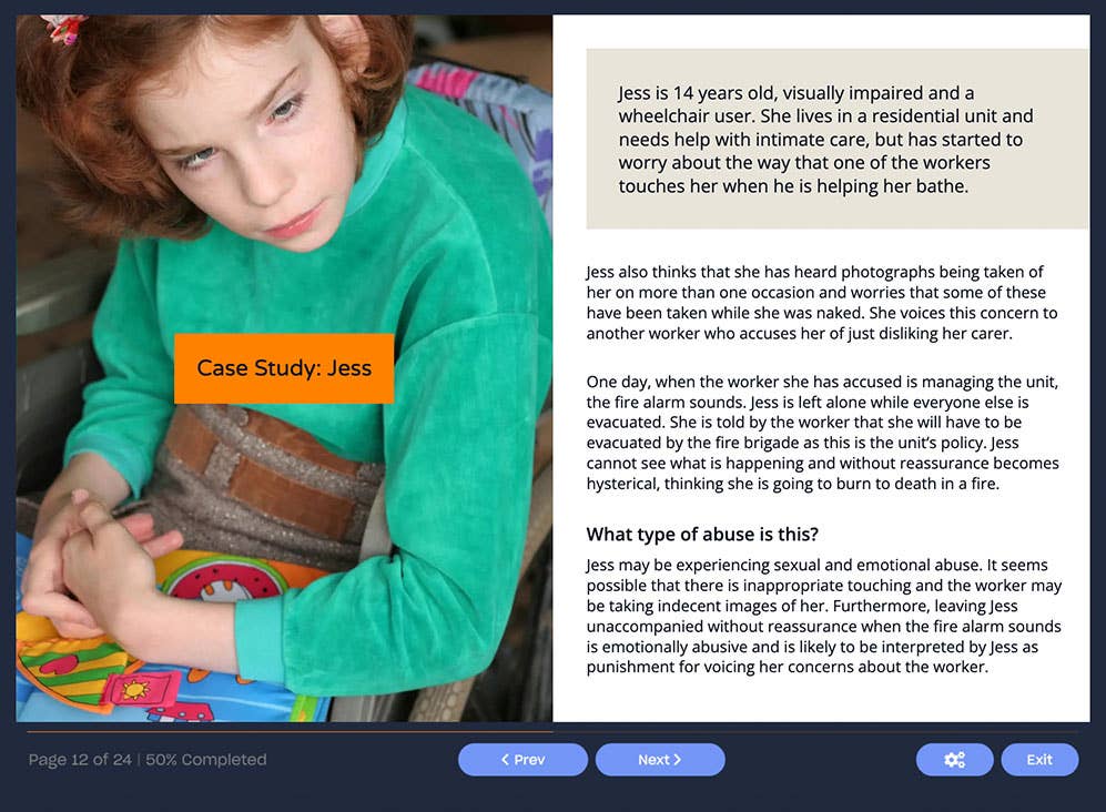 Screenshot 03 - Safeguarding Children With Disabilities