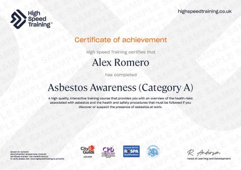 Online Asbestos Awareness Course | Instant IATP Certificate