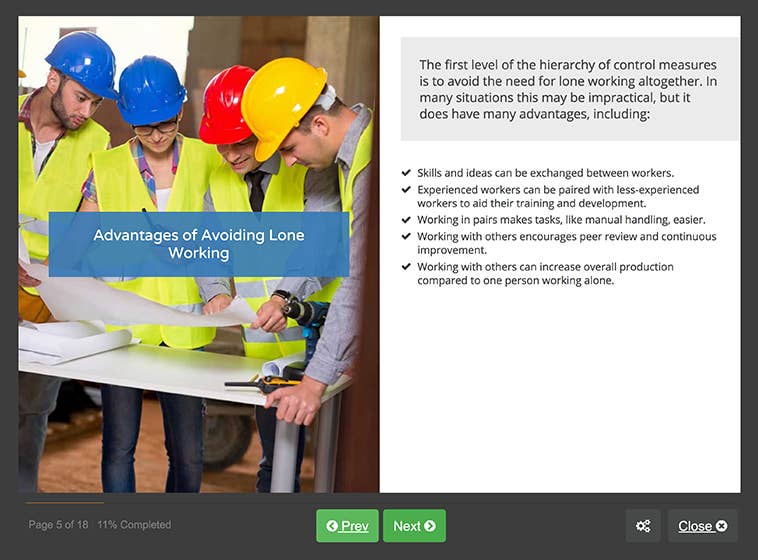 Lone Worker Training Online Course & Certification Lone Worker Training Online Course & Certification